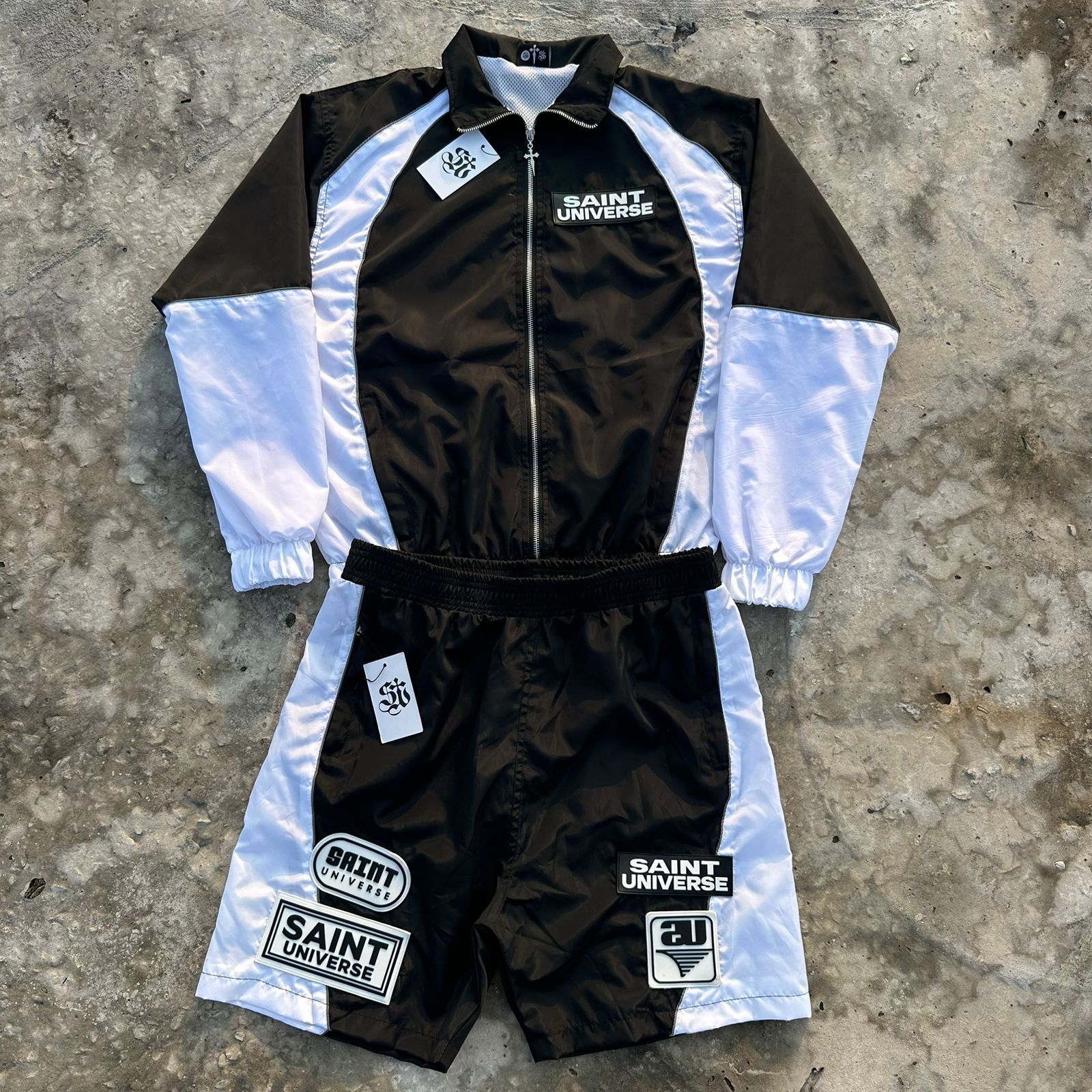 Black/White Nylon Track Set