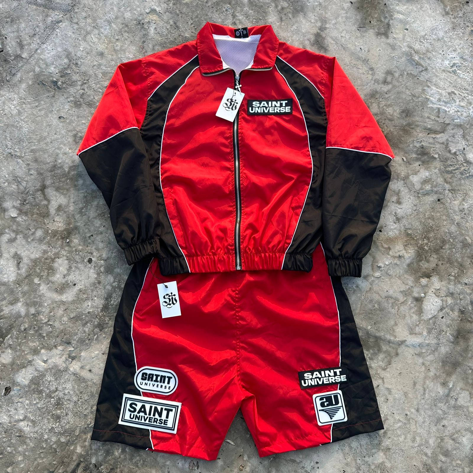 Red/Black Nylon Track Set
